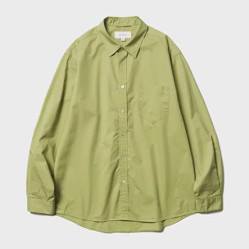 셔터 셔츠 washed standard shirt (lime) L