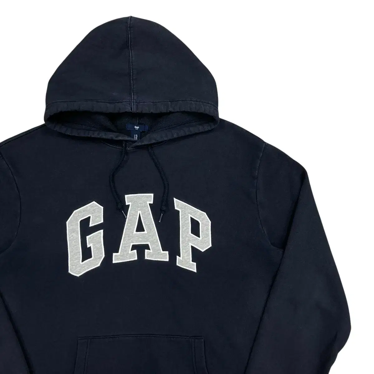 GAP 스펠아웃 빅로고 네이비 후드티