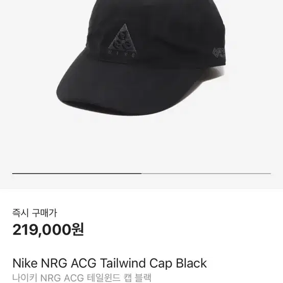 나이키 nrg acg 테일윈드 캡