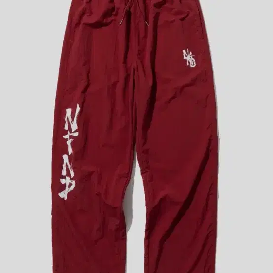 낫포너드 Brush NFND Logo Nylon Pants - Red