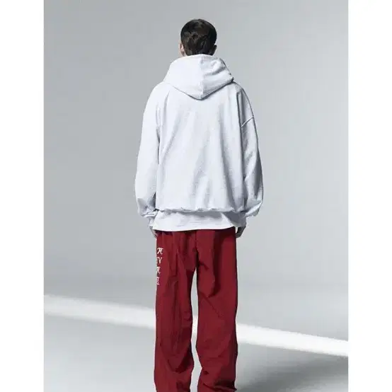 낫포너드 Brush NFND Logo Nylon Pants - Red