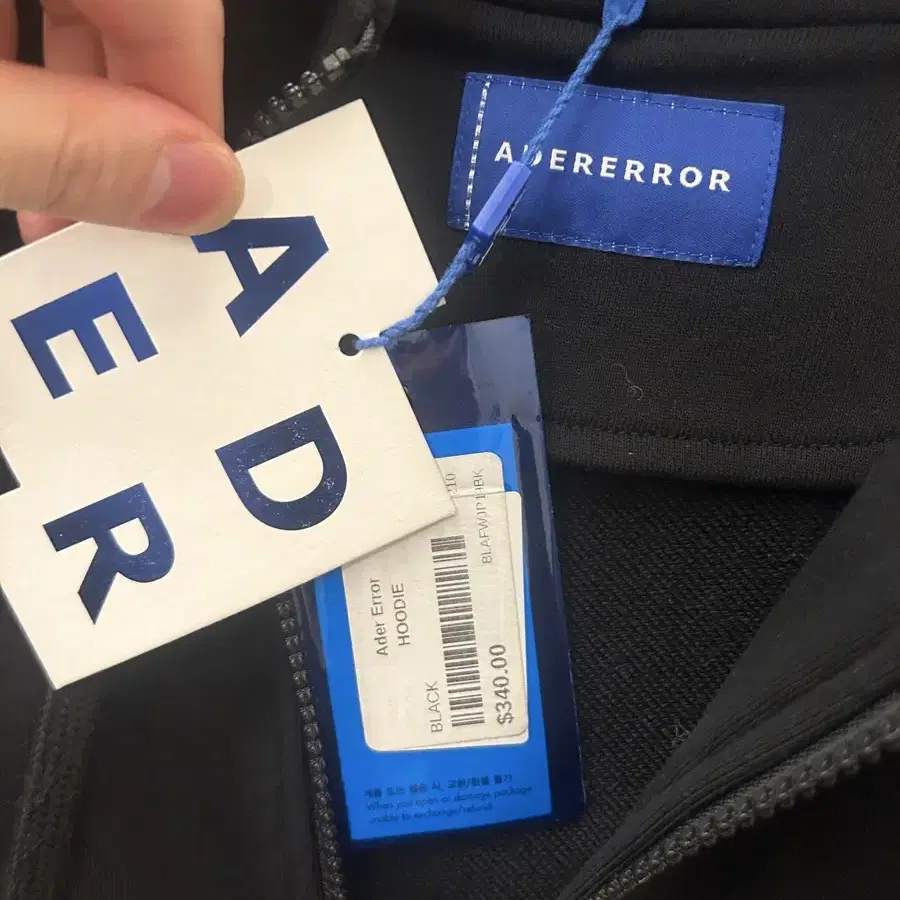 (새상품) 아더에러 Ader Error TRS Decal Hoodie Z