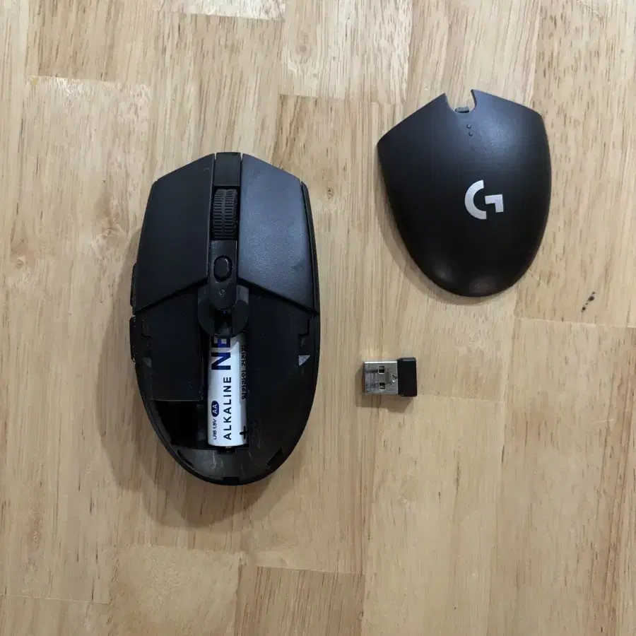 로지텍 g304 무선게이밍 마우스 블랙