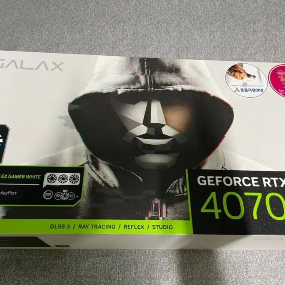 갤럭시 RTX 4070 white