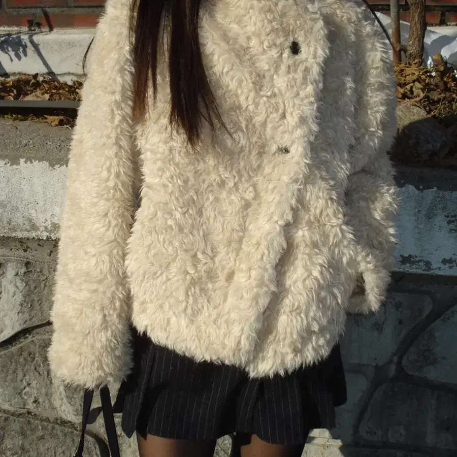 아워캐비넷 sheep fur jacket