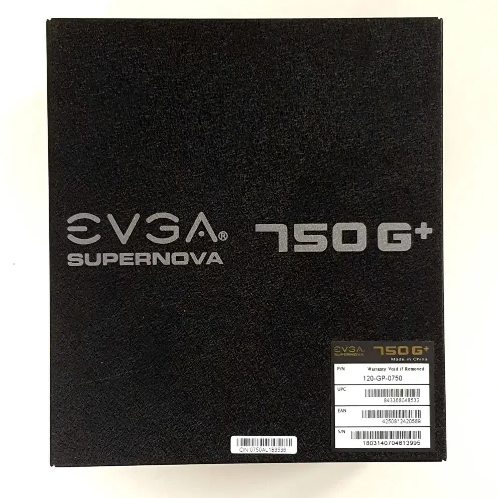 EVGA 750W 슈퍼노바 정격 파워 서플라이 골드 등급 에브가