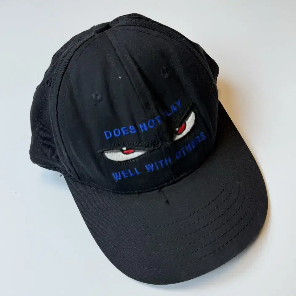 1990S NO FEAR 스냅백 블랙 MADE IN USA