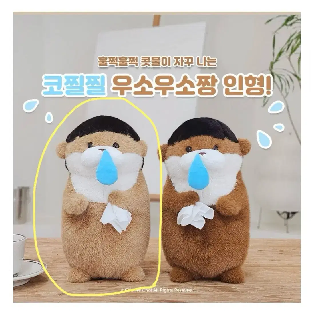 신상 코찔찔 우소우소짱 인형 정품