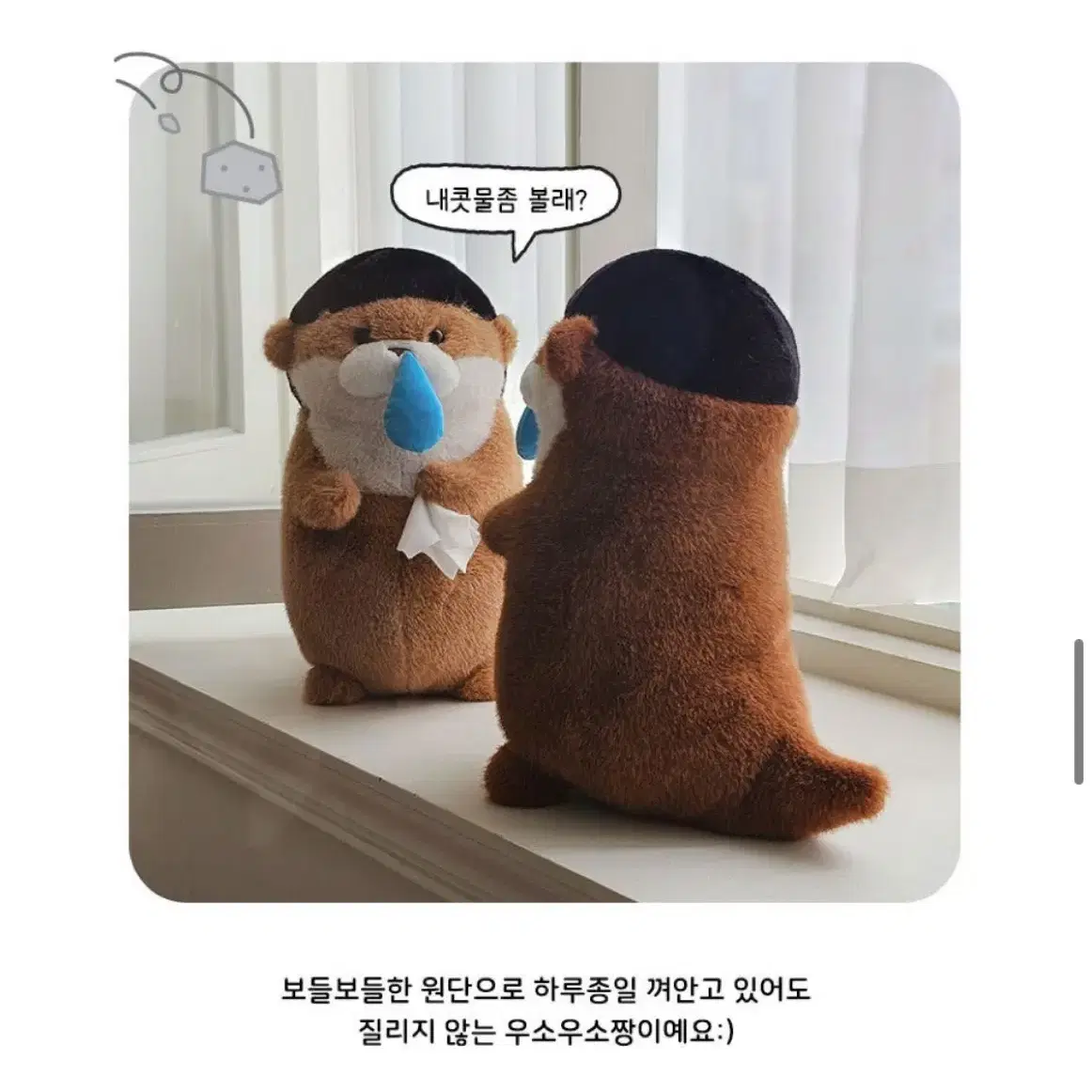 신상 코찔찔 우소우소짱 인형 정품