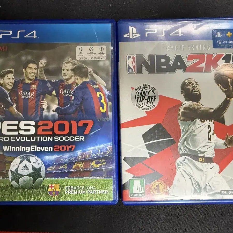 플스4(ps4)CD_위닝일레븐2017(PES2017), NBA2K18