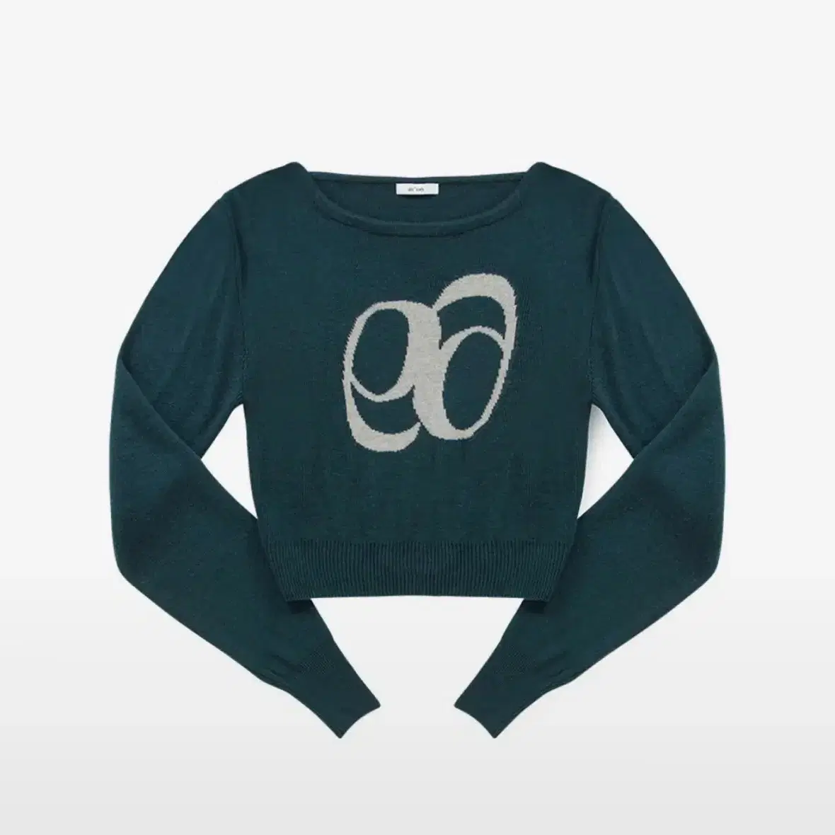 애즈온 보트넥니트 블루그린 BOAT NECK KNIT BLUE-GREEN