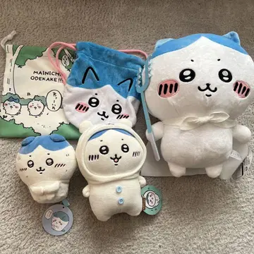 하치와레 봉제 인형 세트(복조리 포함)