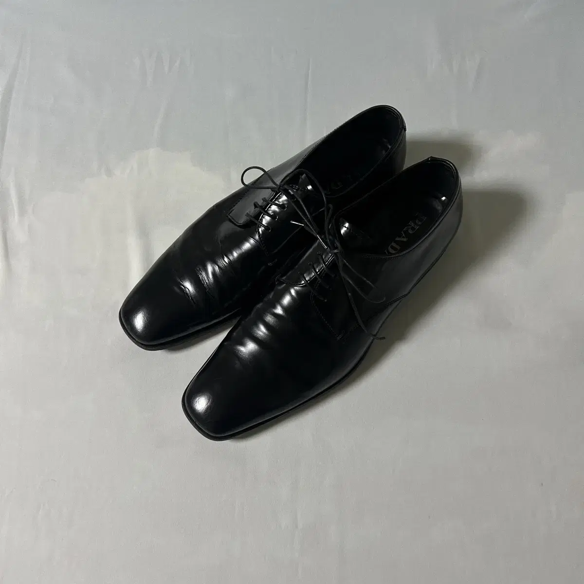 Prada lace up derby shoes