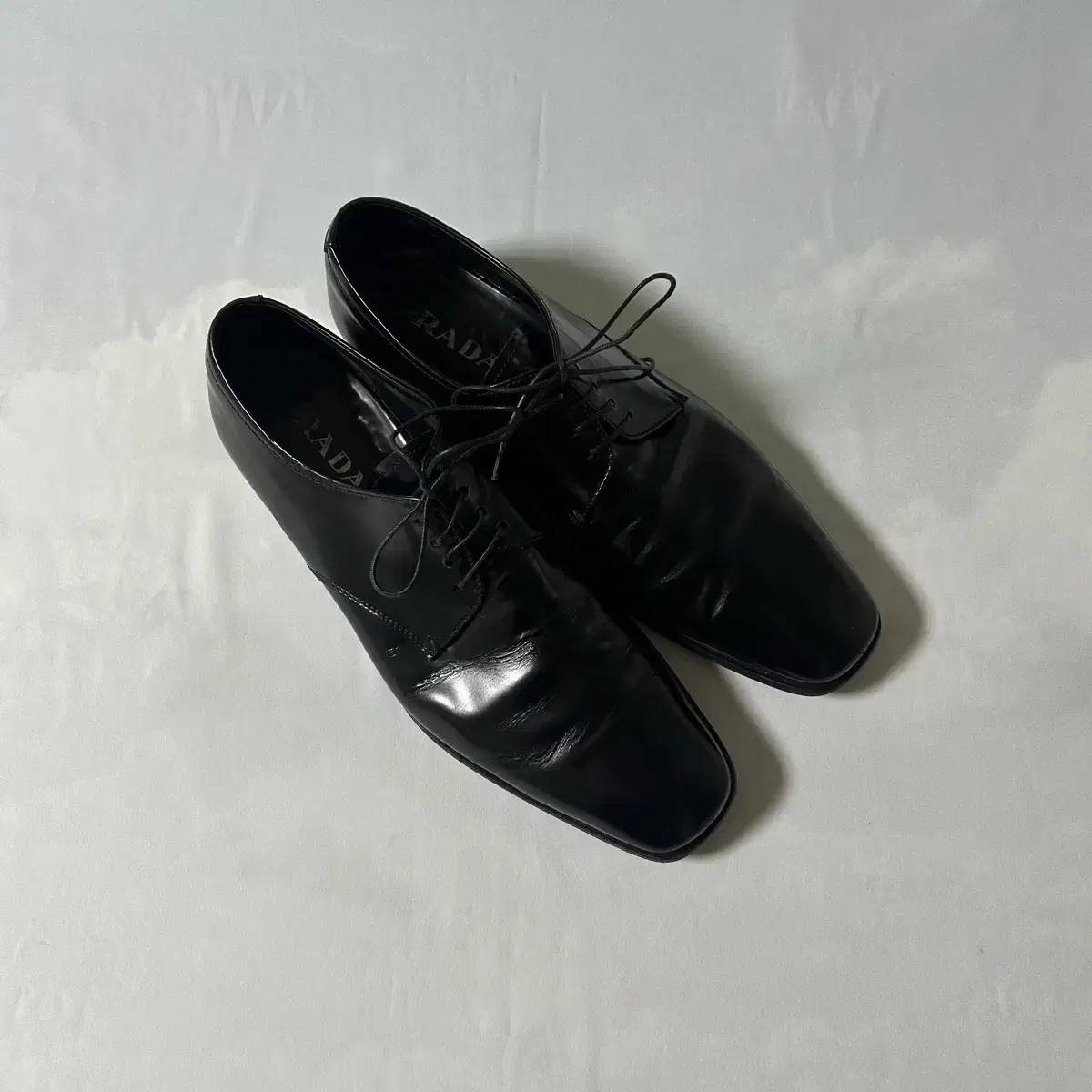 Prada lace up derby shoes