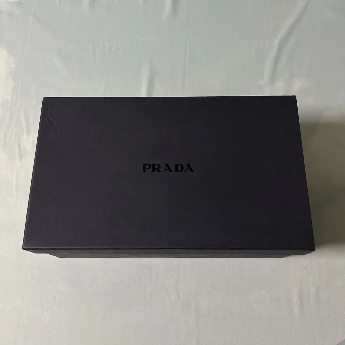 Prada square toe loafers dark brown