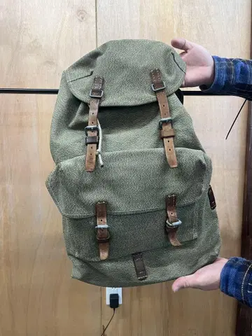 스위스 군용 참깨 럭색 미니어처 백 미니멀 백 56년