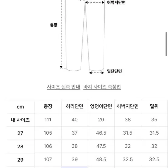 모드나인 Teenager Cowboy 29사이즈