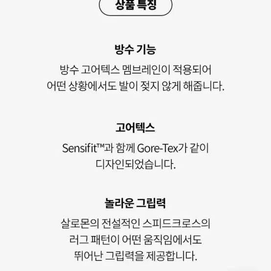 살로몬스피드크로스3 GTX((백화점정품)240