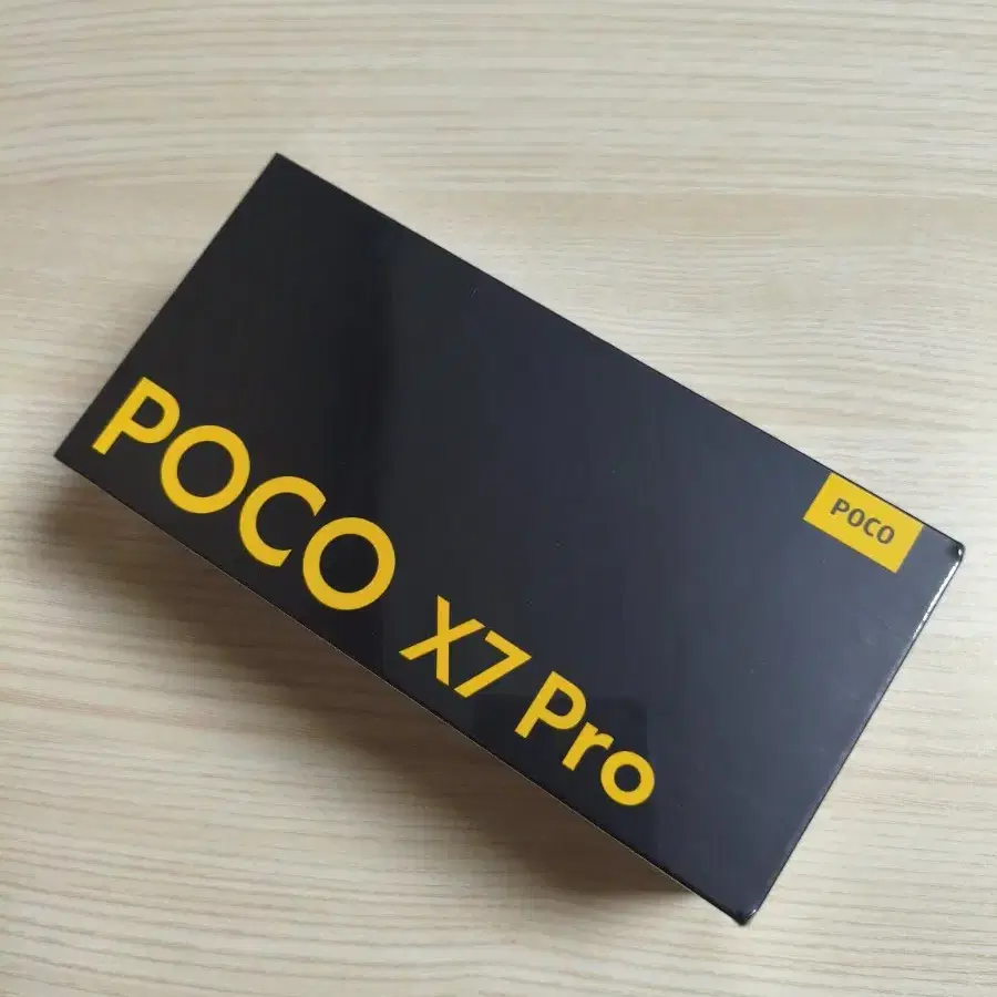 (미개봉) 샤오미 POCO X7 Pro 엘로우색상 48만원에 팝니다.