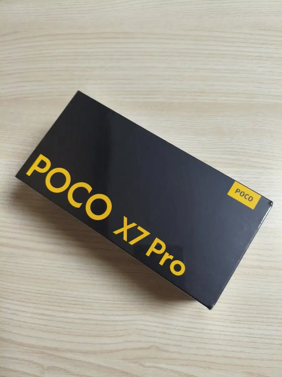 (미개봉) 샤오미 POCO X7 Pro 엘로우색상 48만원에 팝니다.