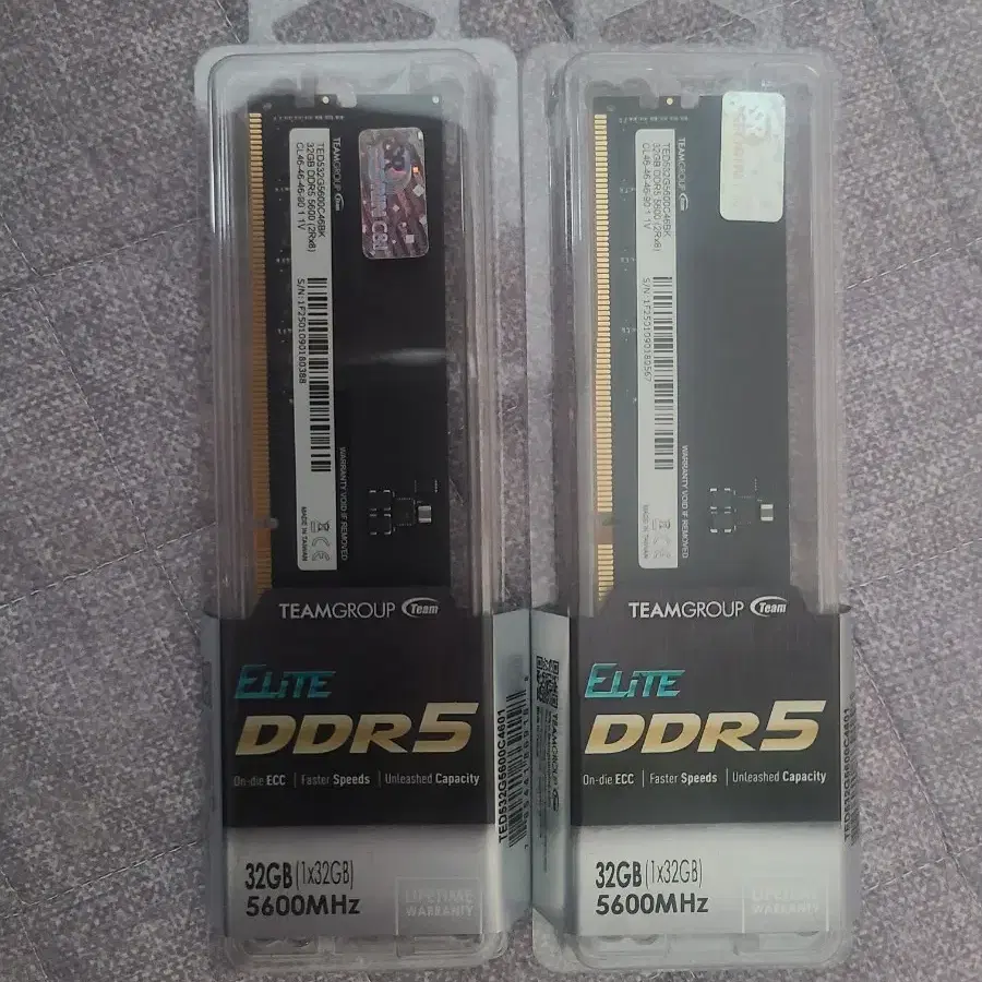 팀그룹 DDR5 5600 ELITE 64GB 램 (32GB*2) 미개봉