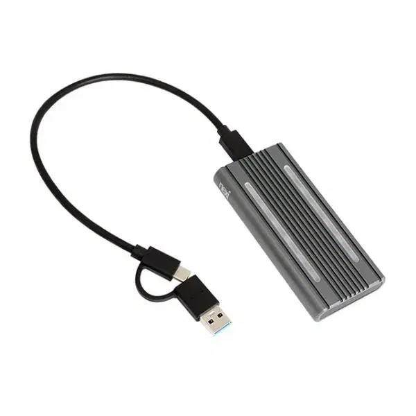 M.2 NVMe SATA USB3.1 Gen2 RGB 외장케이스