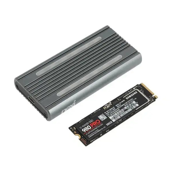 M.2 NVMe SATA USB3.1 Gen2 RGB 외장케이스