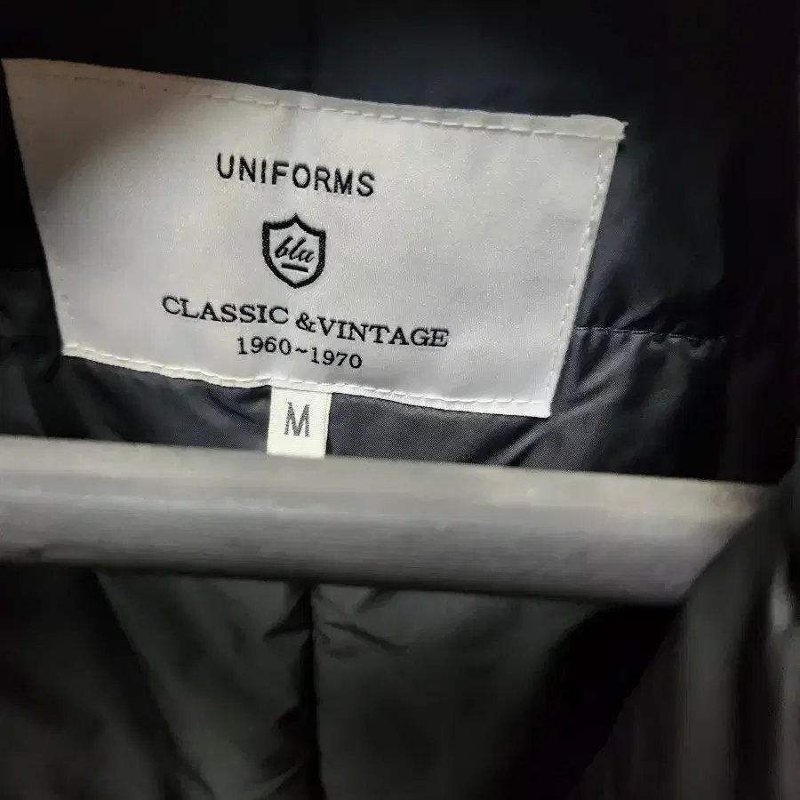 uniforms 패딩코트 블랙