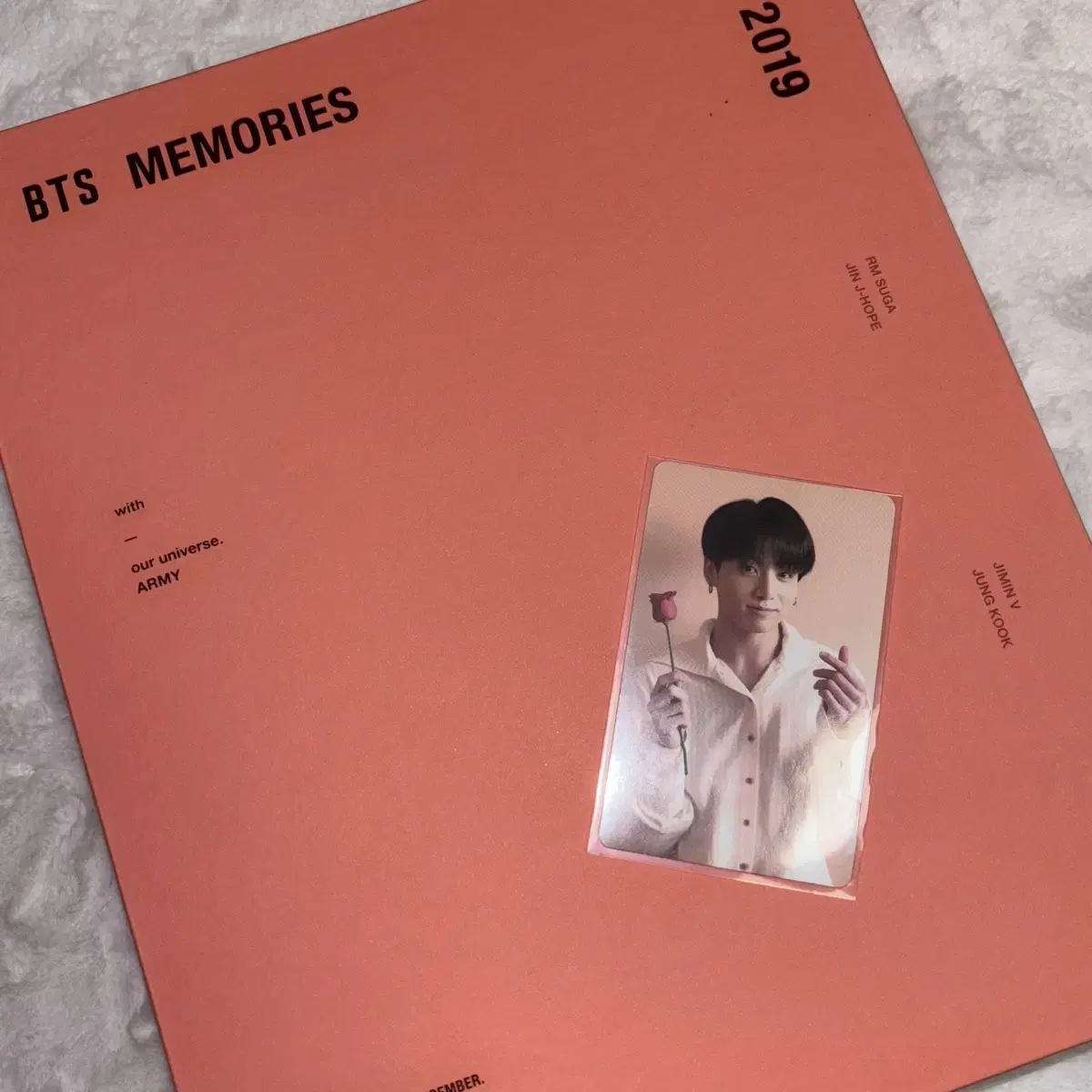 정국 포카) 방탄소년단 2019 메모리즈 DVD BTS