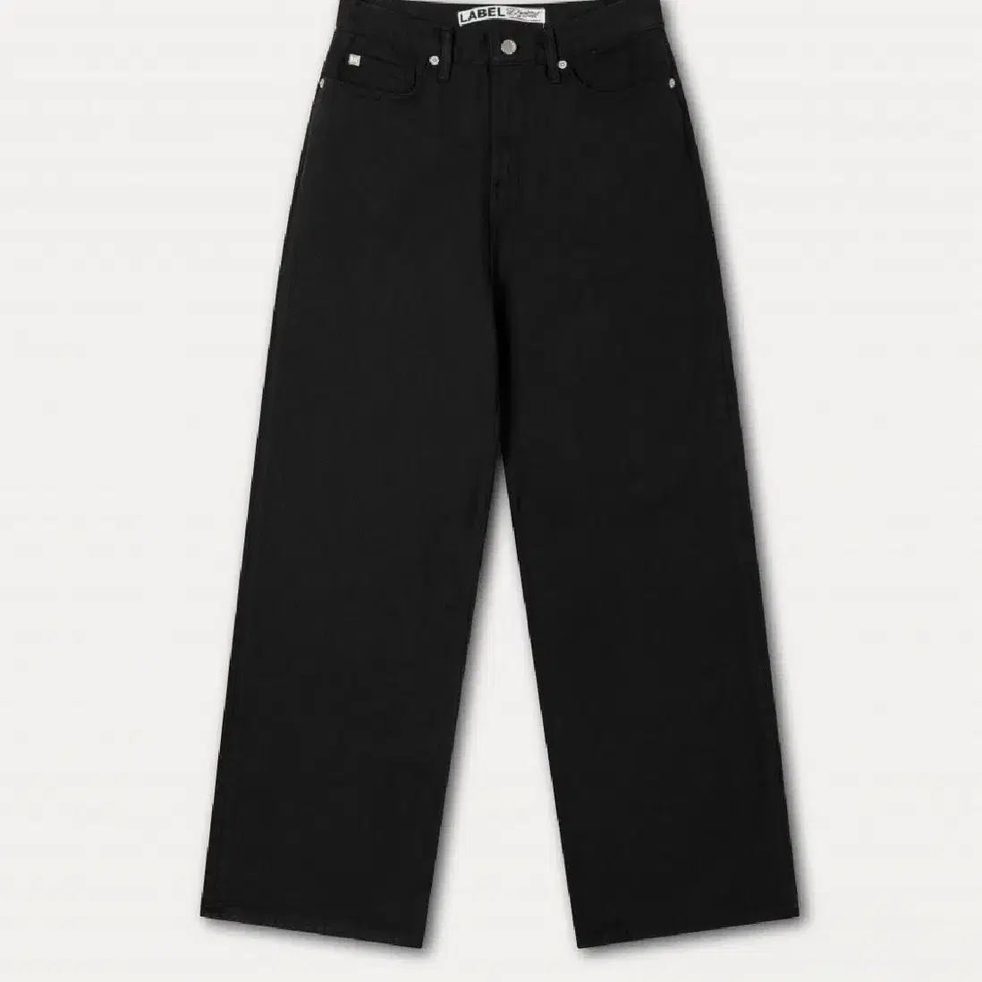 미시착새상품 라벨아카이브 Mariam wide fit jeans blac