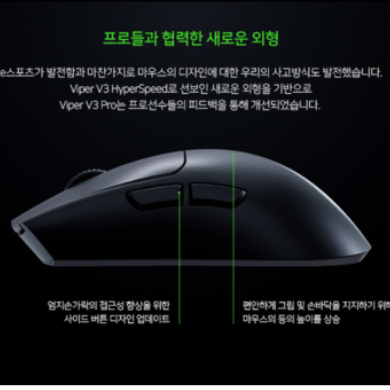 레이저 Viper V3 Pro 유무선 마우스 RZ01-0512, 블랙