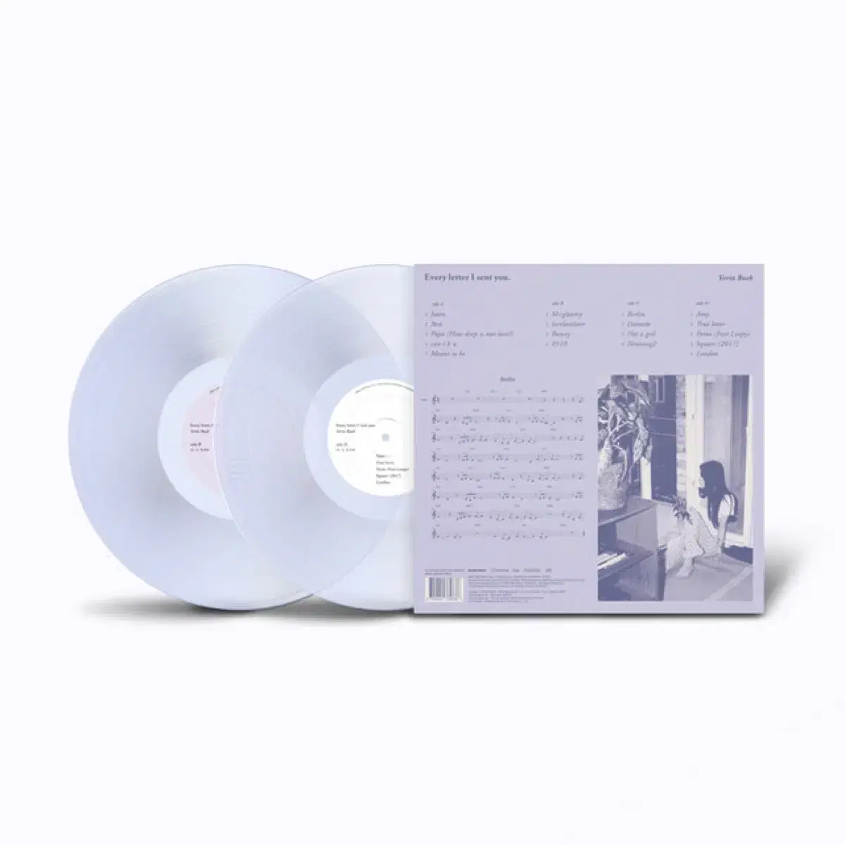 백예린 - 1집 투명 블루 12인치 2LP 판매 (미개봉)