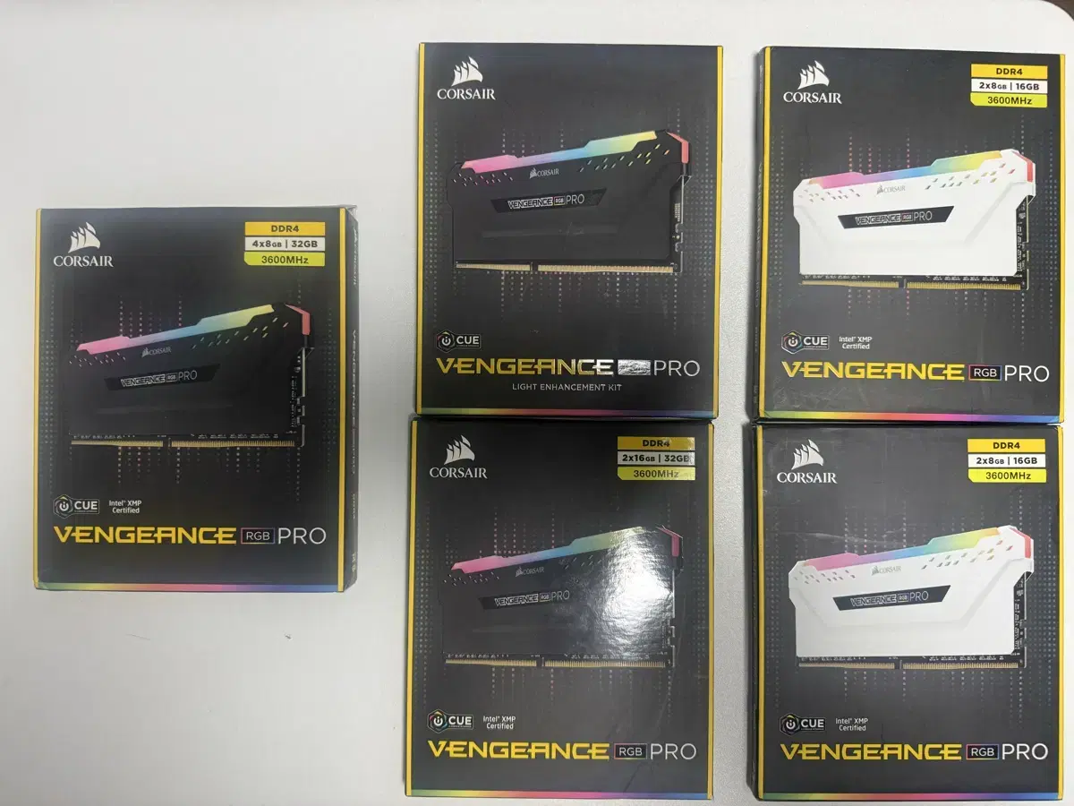 DDR4 커세어 RGB PRO 3600mhz 32기가 판매합니다.