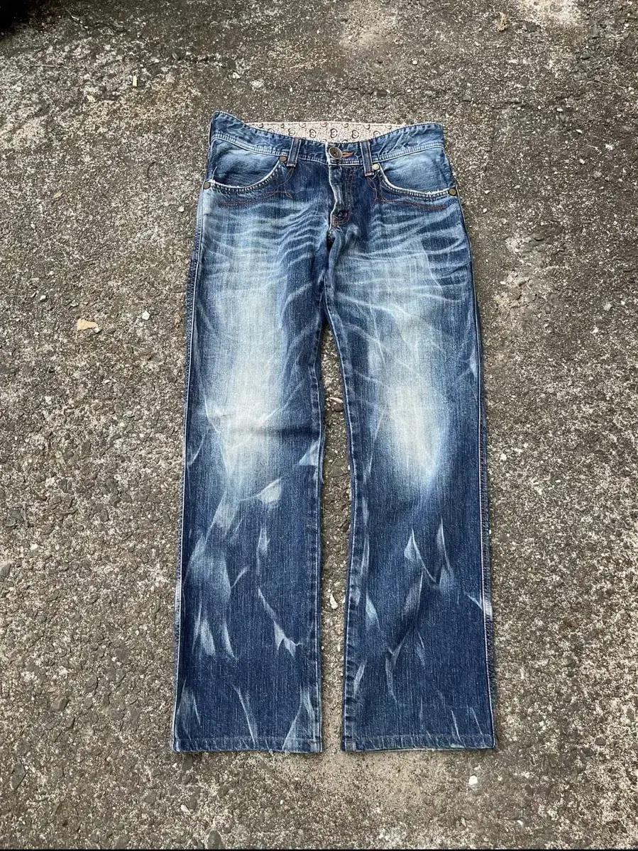 Edwin Edwin Bleached Western Denim Pants