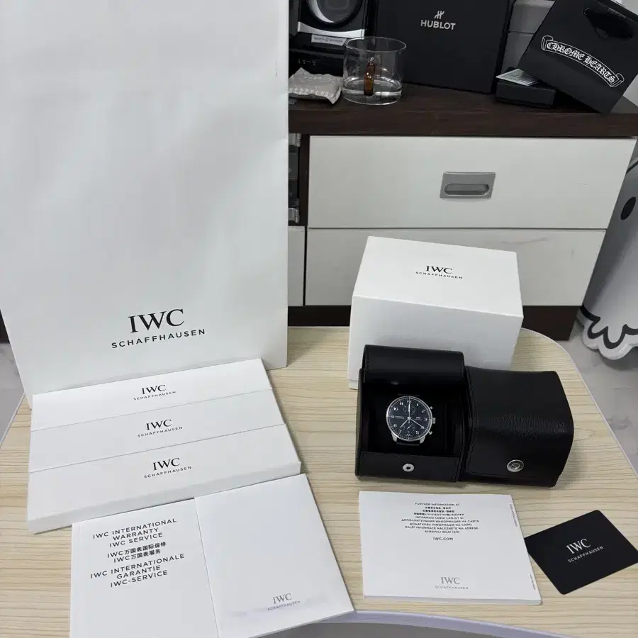 IWC 포르투기저 371609 신형 검판 시계 풀구성 판매