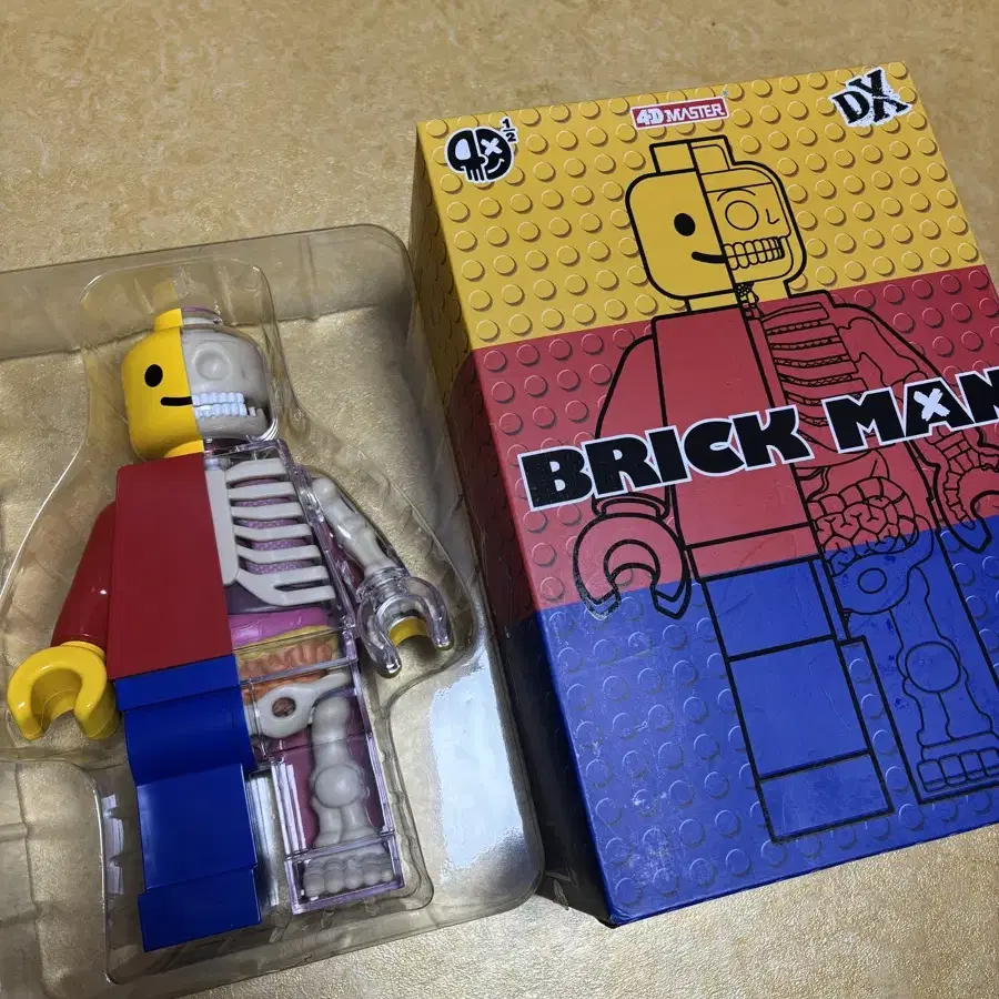 레고 대형 피규어 4d master brickman 브릭맨 팝니다.