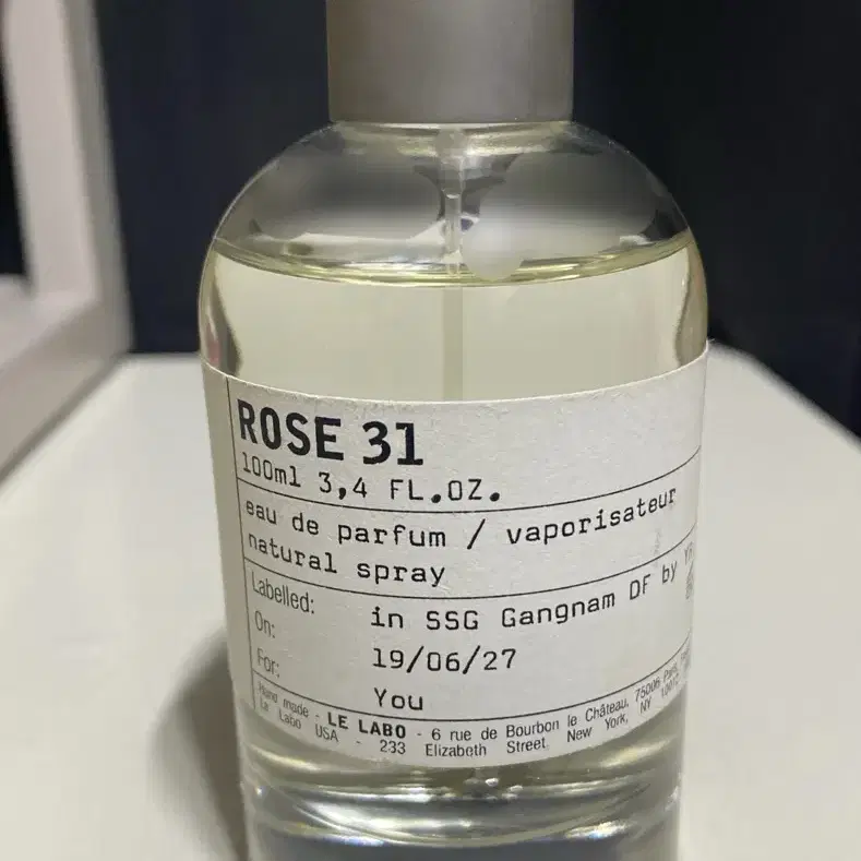 르라보 로즈31 edp 100ml 국문