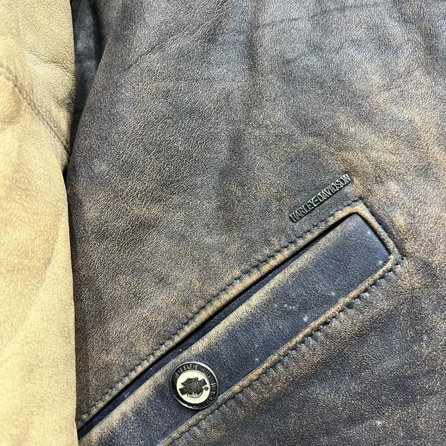 90s Harley Davidson Leather Jacket