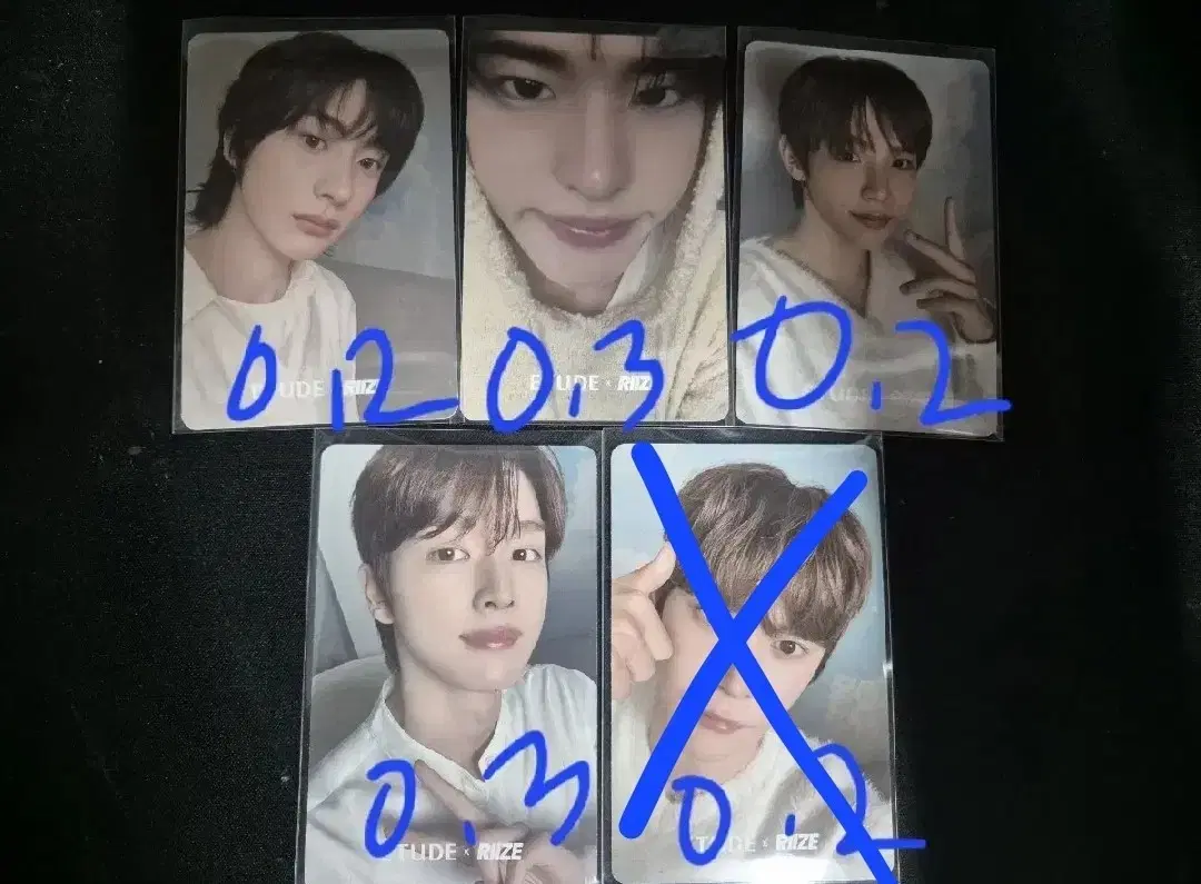 RIZE ETUDE photocard sohee chanyoung sungchan eunseok Shotaro