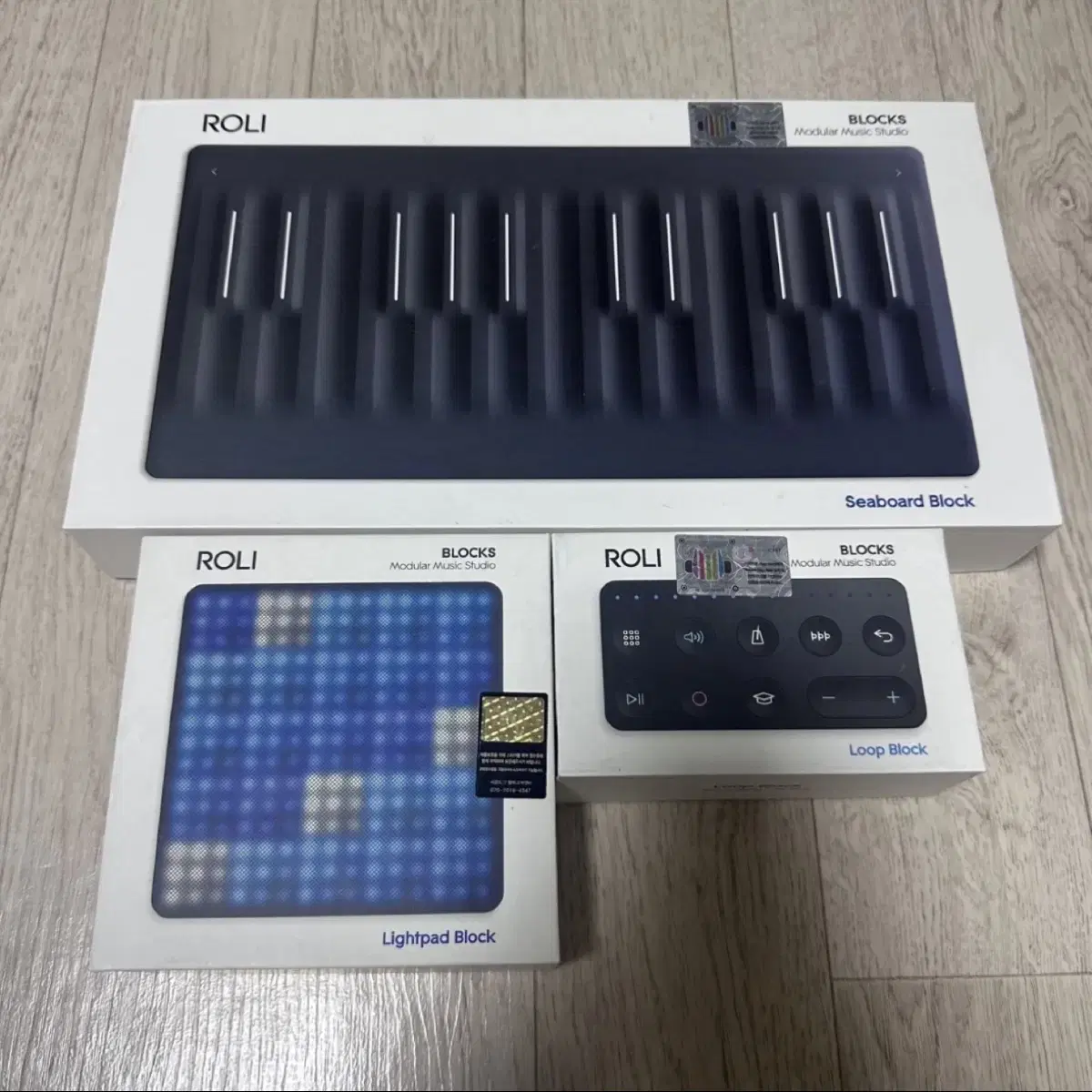 Roli 롤리 25 seaboard+ light pad+loop 세트