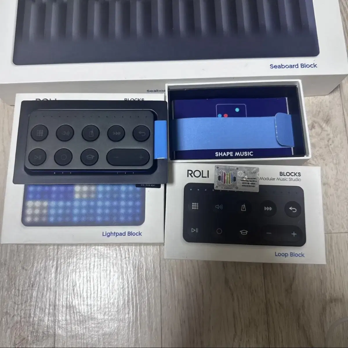 Roli 롤리 25 seaboard+ light pad+loop 세트