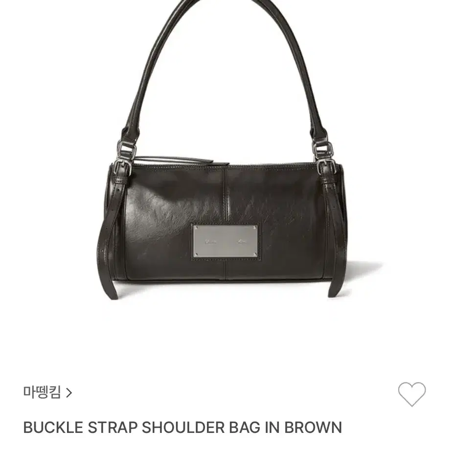 마뗑킴 숄더백 가방 BUCKLE STRAP SHOULDER BAG