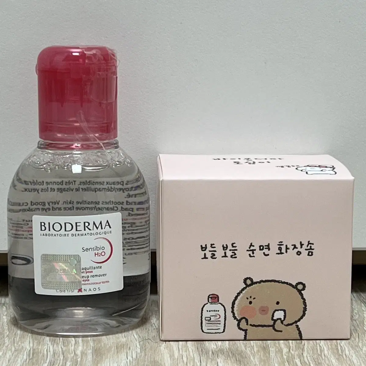 [새상품] 바이오더마 센시비오 H2O 100ml + 화장솜