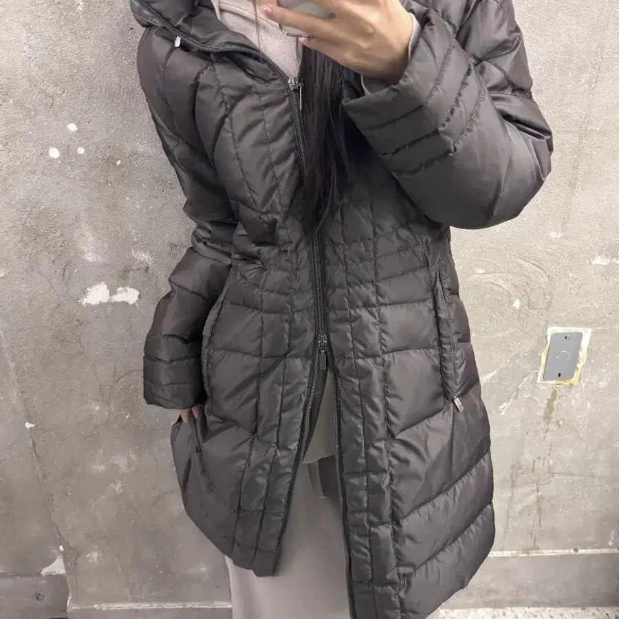 Moncler 몽클레어 그레이 롱 다운자켓