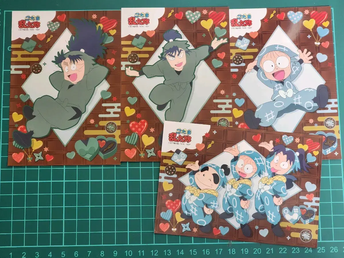 Nintama Rantarou Famima 4 Random Postcards