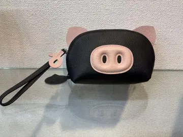 [미사용 새상품]소가죽 소가죽 소가죽 돼지 숄더백 파우치 성숙/러블리