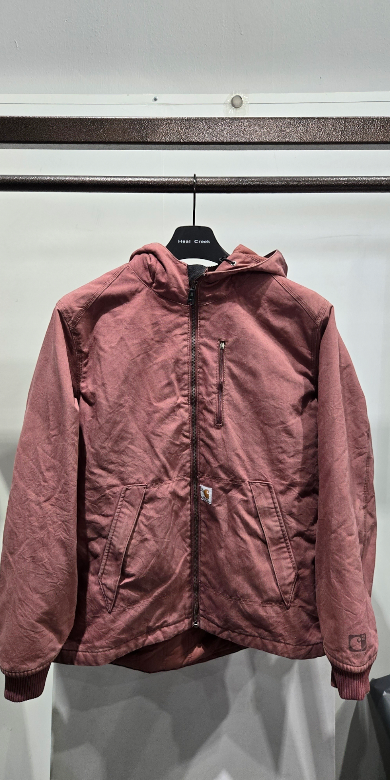 Calhart Hooded Jacket Pink L