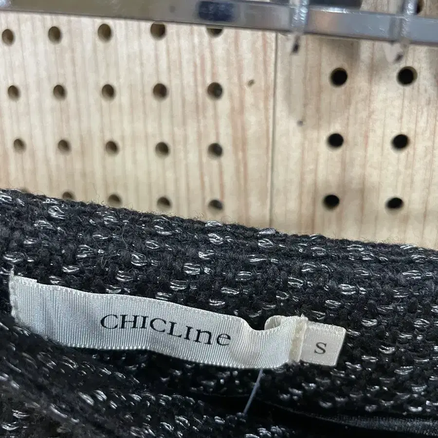 CHICLINE 트위드 스커트 S