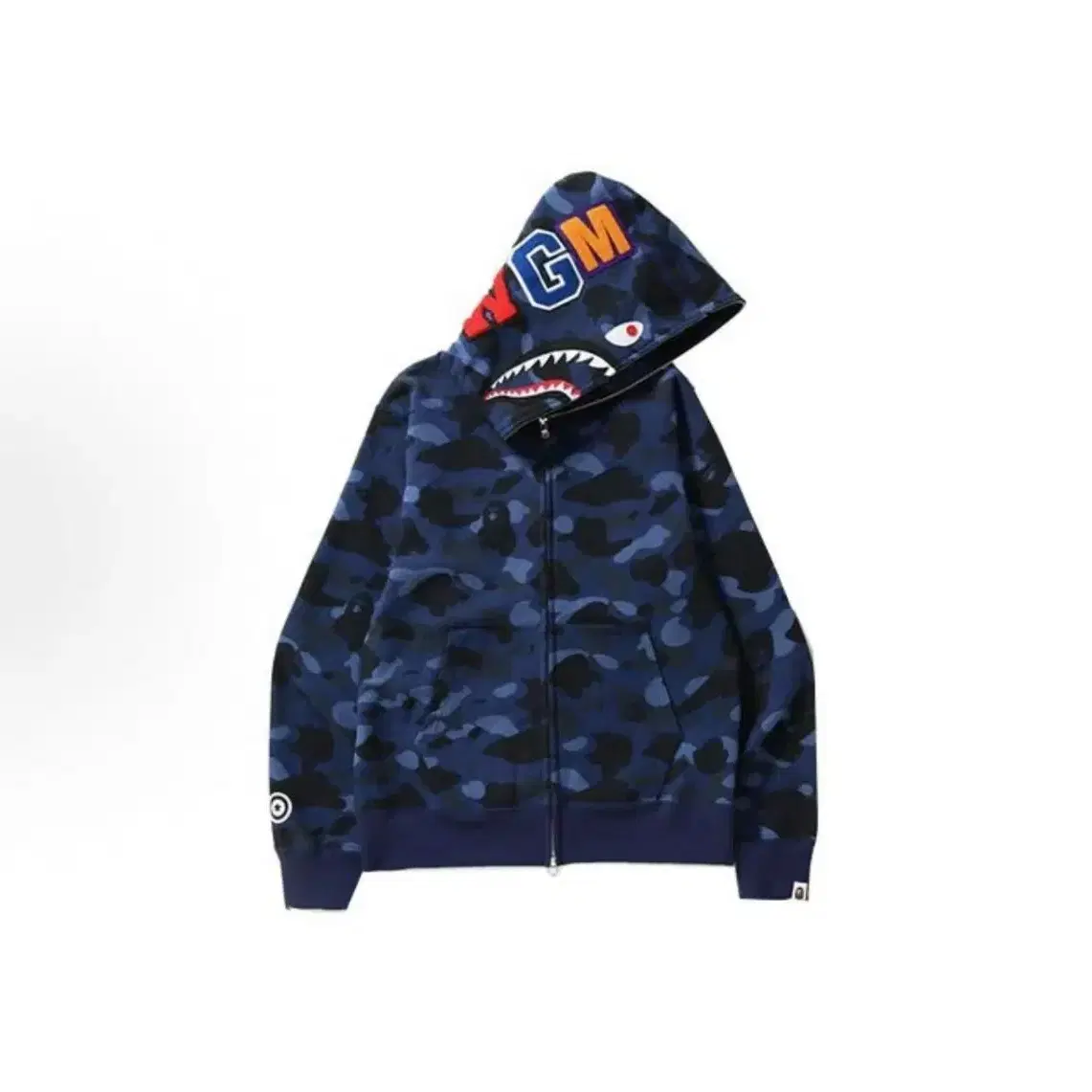 A BATHING APE Color Camo Shark Full 후디