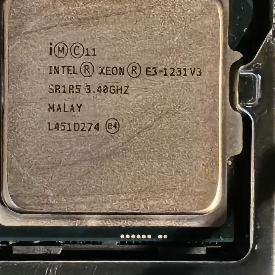 반본체cpu xeon E3-1231 v3